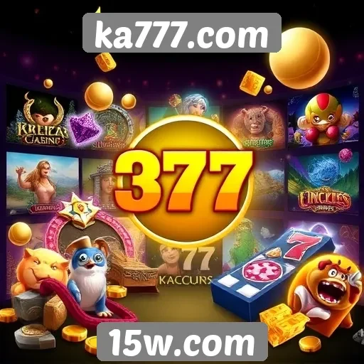 Exploração da biblioteca de jogos disponíveis no ka777.com