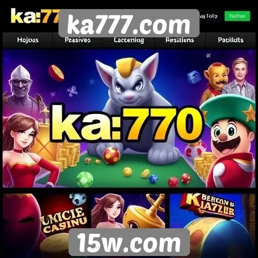 ka777.com oferece variedade de jogos online